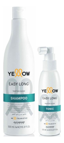 Yellow Easy Long Shampoo + Tonico Acelera Crecimiento