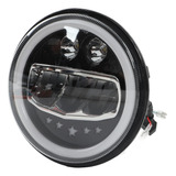 Faro Led Redondo Para Motocicleta De 7 Pulgadas, 6000 K, 12