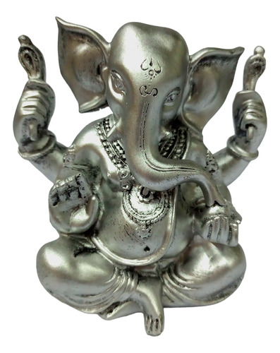 Ganesha Hindu En Resina Con Portavela