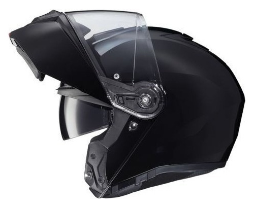 Casco Moto Rebatible Doble Visor Hjc I90 Mate Negro Talle Xl