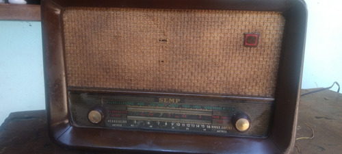 Radio Antigo Valvulado Semp Usado Mod 350