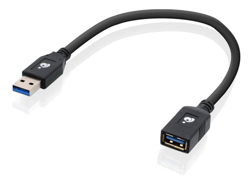 Cable De Extension Usb 3.0 Macho A Hembra De 12 Pulgadas