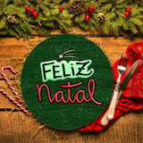 Kit 8 Capas Sousplat Suplat Natal Natalino 35cm X 35cm N823 Cor Vermelho Natal - 823