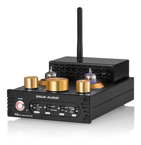 Amplificador Douk X1 Pré-amp Valvulado - Phono Bt5 Aptx