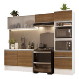 Armario De Cocina Completo Madesa 260cm Topazio 01 - B/m