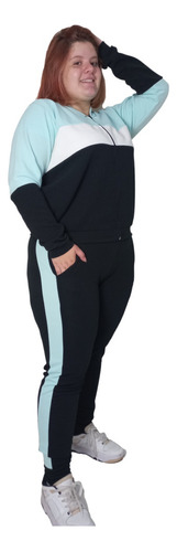 Conjunto Inverno Feminino Zíper Plussize Tamanho G1 G2 G3 G4