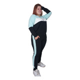 Conjunto Inverno Feminino Zíper Plussize Tamanho G1 G2 G3 G4