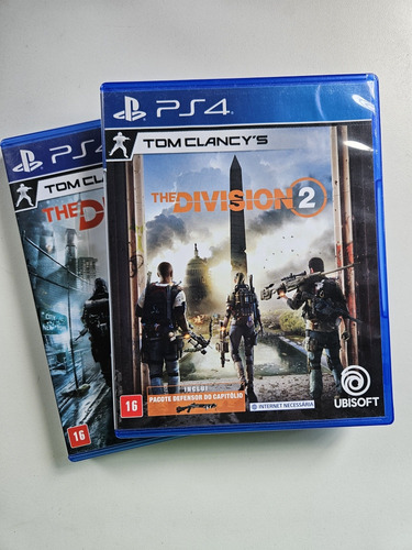 Lote Combo De  Jogos The Division Ps4 Originais Seminovos Ps