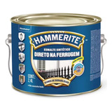 Tinta Esmalte Coral Hammerite Direto Na Ferrugem 2,4l - Ouro