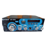 Mini Amplificador De Som Bluetooth Karaoke Usb Mp3 Fm 110v