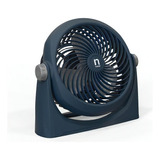 Ventilador Navia Cen-1010 10  Personal 2 En 1 3 Vel. Gris Claro Plástico 25 Cm . Azul Marino