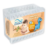 Enlace Hastes Flexíveis Baby Antigerme Infantil Com 50 Unids