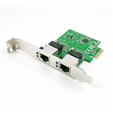 Tarjeta De Red X-media Pci-e Con 2 Puertos Rj45 Gigabit 10