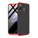 Carcasa Para Samsung A20s - 360° Marca Gkk Color Negro Con Rojo