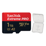 Cartão Micro Sd Sandisk 1tb  Extreme Pro 200mbs E Adp +case