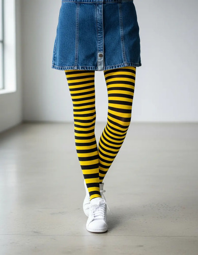 Pantimedia Media Abeja Amarillo Con Negro -yo Antes De Ti- | MercadoLibre