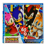 Sonic The Hedgehog 4 Rompecabezas 28x38cm Novelty