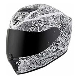 Casco Scorpion Con Diseño De Calavera De Azúcar, 1 Unidad, P