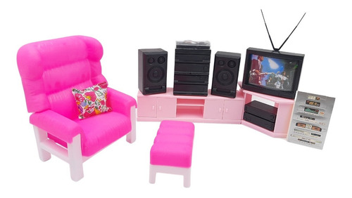 Juego De Living Sofa Para Muñecas De Niñas