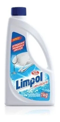  Detergente Para Máquina De Lavar Louças Em Pó Limpol 1 Kg