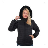 Jaqueta Casaco Feminino Puffer Bobojaco Forrada Inverno