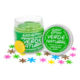 Pigmento De Resina Epóxica Verde Natural Super Fuerza Tonal