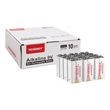 Tenergy Bateria Alcalina 6lr61 De 9 V, Bateria No Recargable