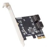 Placa Pci-e Controladora Sata 3.0 Com 4 Portas + Cabos 6gbs.