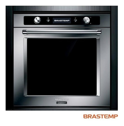 Forno Elétrico Embutir Brastemp Gourmand 73l Boc60br 