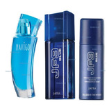 Jafra Set Jf9 Blue+ Navigo Homme+ Desodorante Envío Gratis