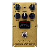Pedal Vox Ve-cd Valvular Copperhead Distor British Cuo Color Dorado