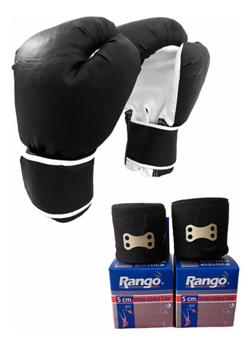 Guantes De Boxeo + Par De Vendas 12/14oz