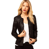 Blazer De Fiesta Con Lentejuelas Para Mujer