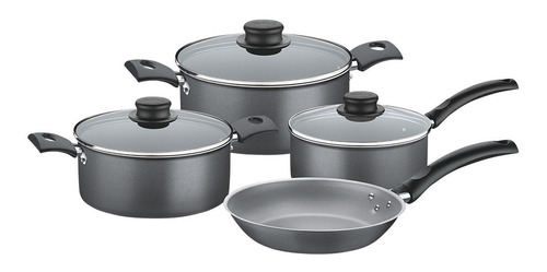 Ollas Tramontina Bateria De Cocina Set 7 Piezas Turim Teflon