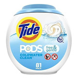 Cápsulas De Jabón Detergente Para Ropa Libre Y Suave Tide Po