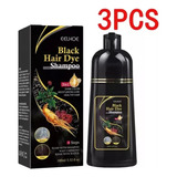 Champús Instantáneos Para Teñir El Cabello Negro De 300 Ml