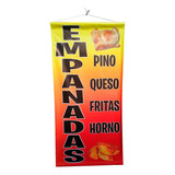 Pendon Publicitario De Empana Pino Queso Fritas Horno 50x100