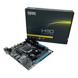 Placa Mãe Intel Oe H110m Foxconn Lga 1151 Ddr4 32gb Usb 3.0 Cor Preto