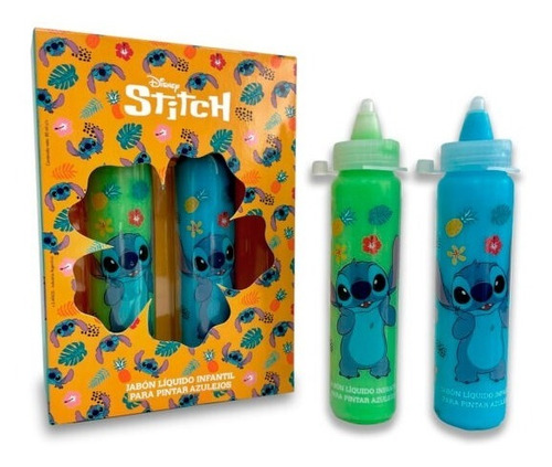 Jabón Liquido Infantil Stitch Pinta Azulejos Disney