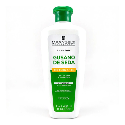 Shampoo Maxybelt Gusano De Seda Texturi - mL a $60