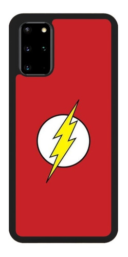Funda Protector Para Samsung Flash Rayo Escudo Logo Rojo