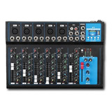 Consola Mixer 8 Canales Ross F-7 Bluetooth Usb Cuota