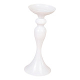 Portavelas De Hierro Candelabro Florero Mesa De Alto 32cm