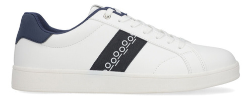 Tenis Caballero Sneakers Casual Capa De Ozono 611701 Blanco