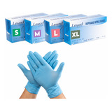 Guantes De Nitrilo Desechables - Caja 100 Unid - Leyad