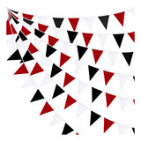 Bandera Roja Y Blanca De 32.8ft, Decoracin De Fiesta De Hall