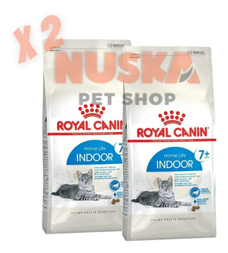 Royal Canin Indoor 7+ Cat 1.5 Kg X 2 Unidades Gato Anciano