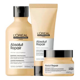 Loreal Absolut Repair Sh 300ml + Cond 200ml + Máscara 250g