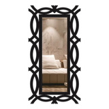 Espelho Grande Corpo Todo Decorativo Parede Trento 91x140cm