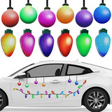 Juego De 60 Imanes Reflectantes De Navidad Para Automovil 18